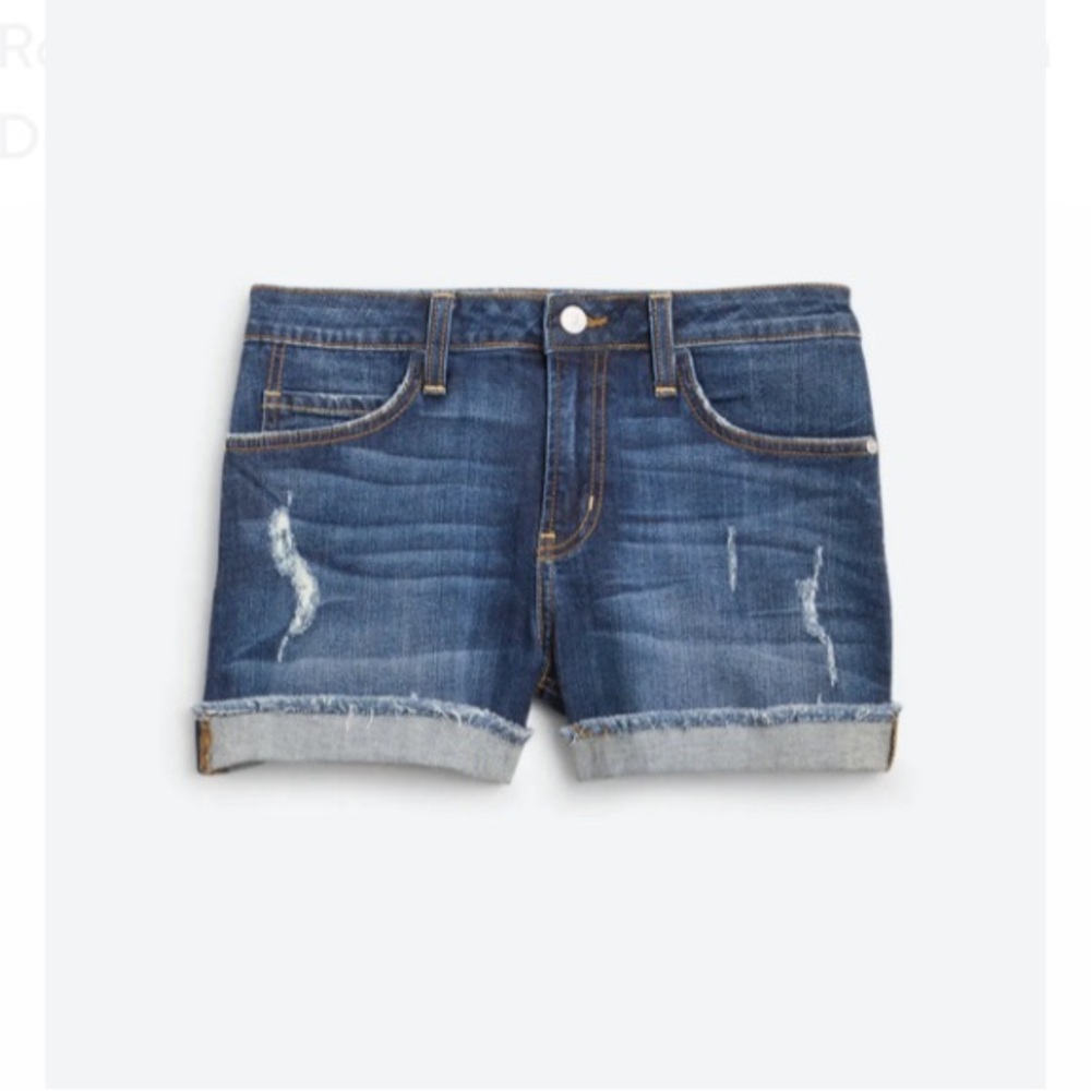 NWT cuffed denim shorts
